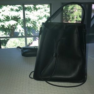 Philip Lin Small Soleil leather bucket bag